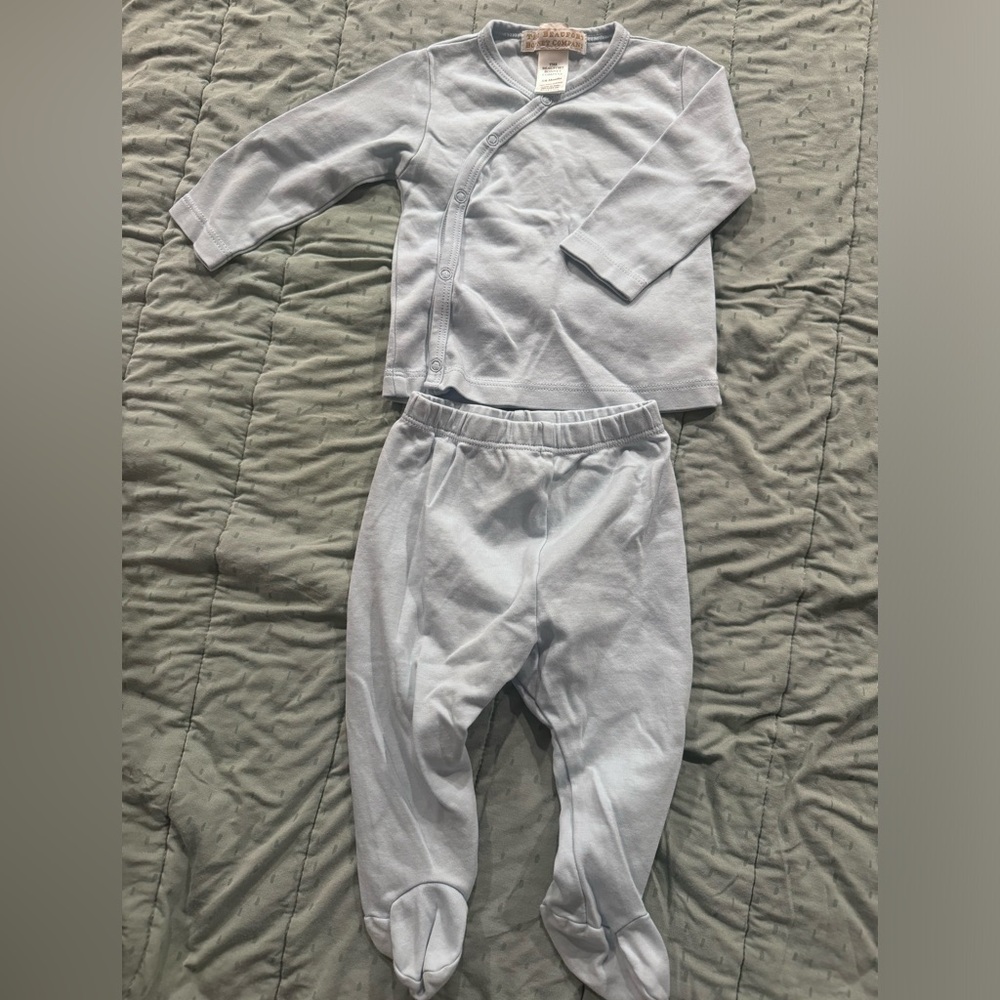 The Beaufort Bonnet Company Soft Blue Kids Pajama Set
